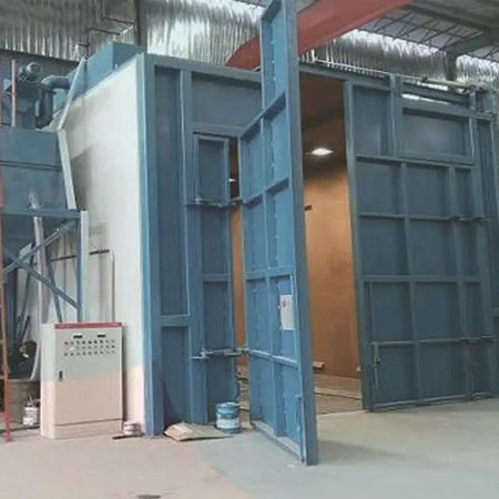 乐山气力回收喷砂房的工作原理、优点和应用场景